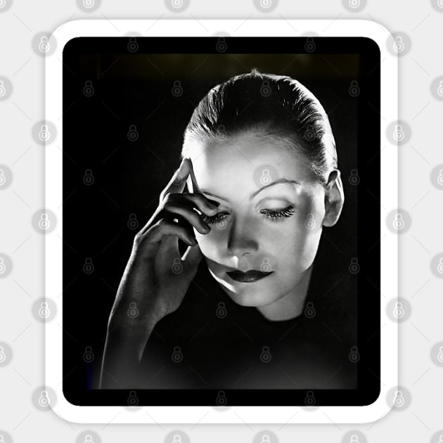 Greta Garbo Sticker by akastardust